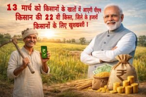 किसानों के लिए बड़ी सौगात: 13 मार्च को खातों में आएंगे 2000, जिले में पहुँचेगी 5.63 करोड़ रुपए की राशि